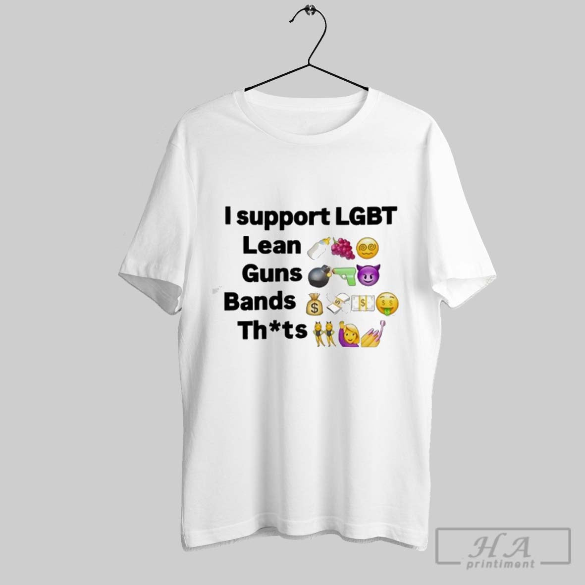Official I Support Lgbt Lean Guns Bands