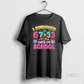 Official I Survived 67 33 Days Of School 100 Days Teachers Kids Boys T-Shirts, Hoodie, Sweatshirt | AU01DripNestTees.com