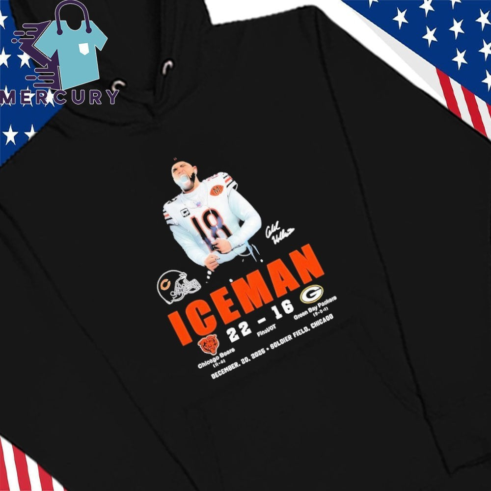 Ice Man Caleb Williams Signature Dec 2025 Shirt