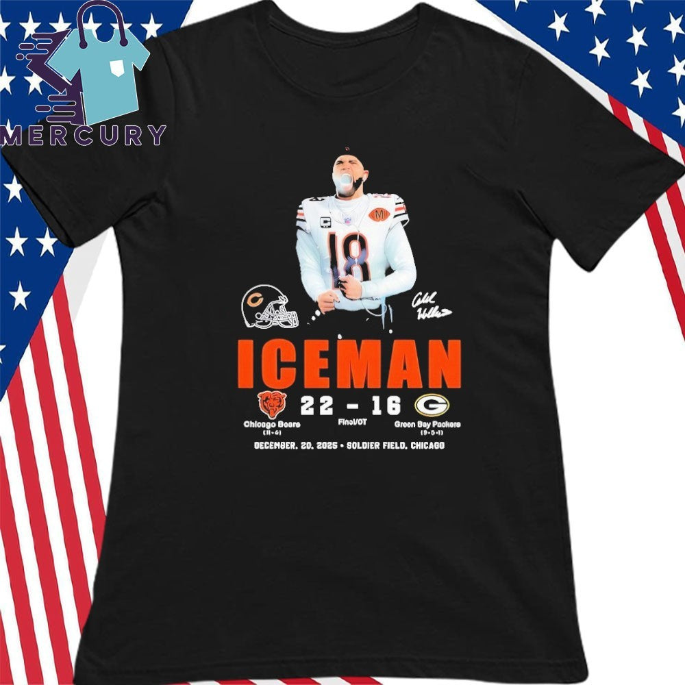 Ice Man Caleb Williams Signature Dec 2025 Shirt
