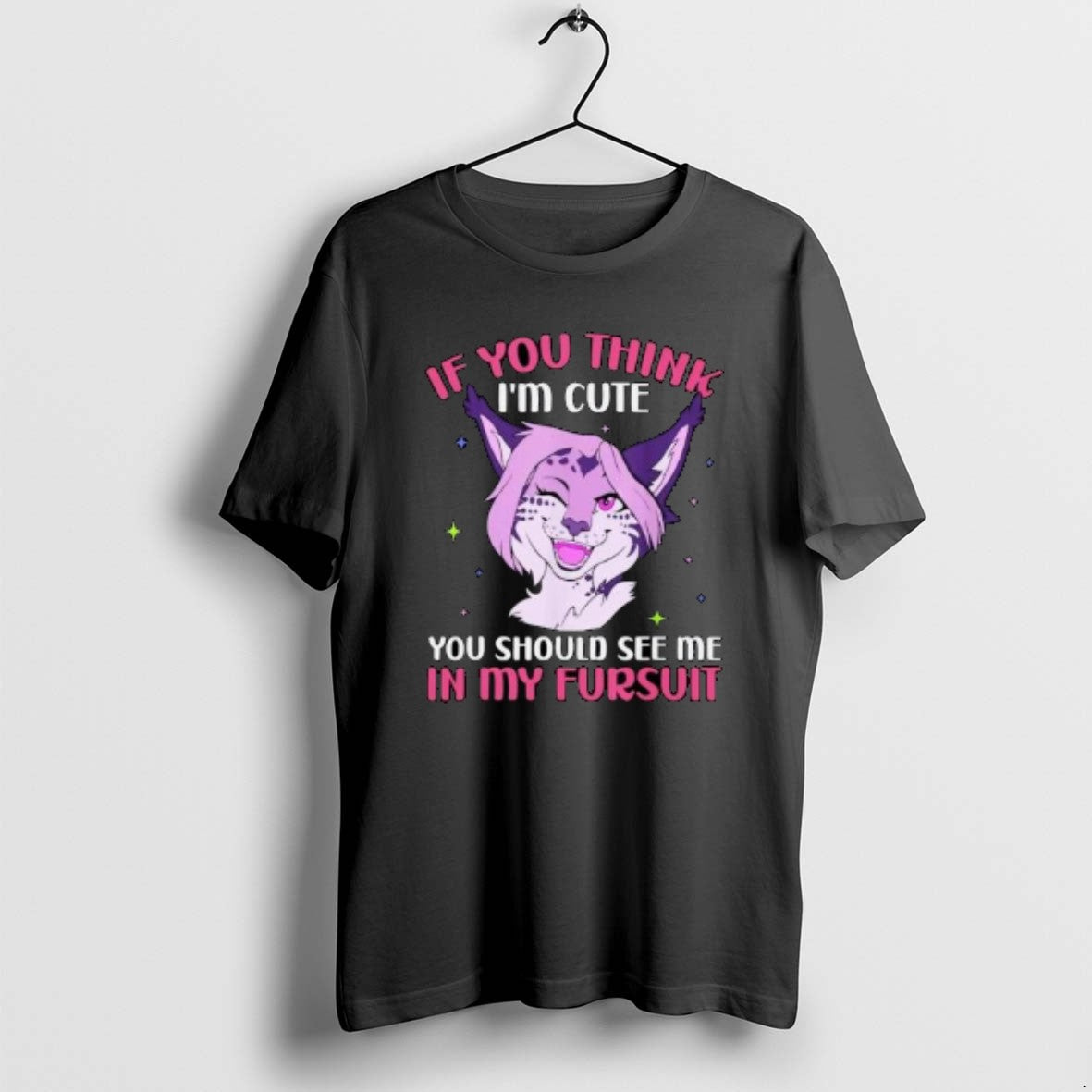 Official If You Think Im Cute You Should See My Fursuit Circle Black T-Shirts, Hoodie, Sweatshirt | AU01DripNestTees.com