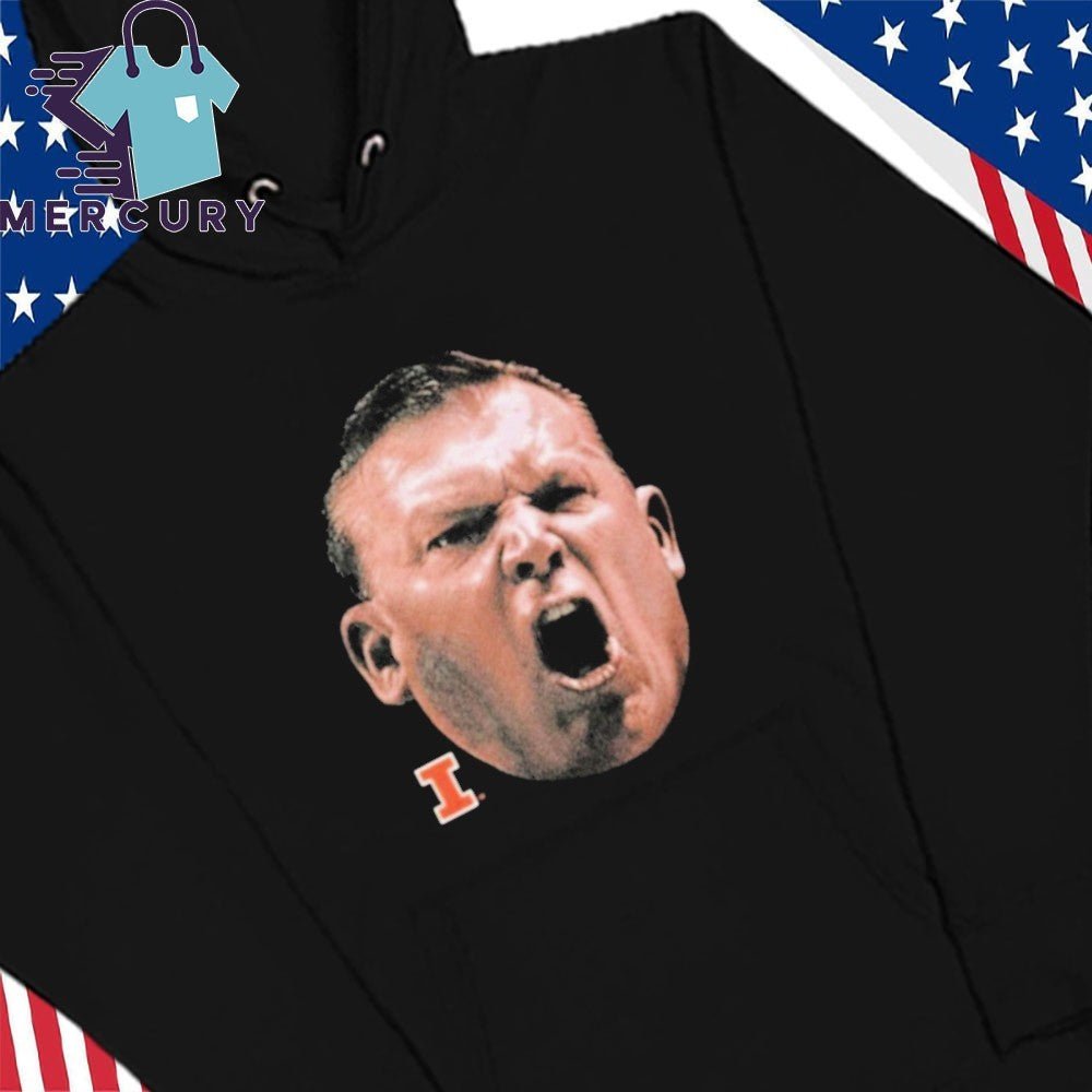 Illinois Bret Bielema Big Face Shirt