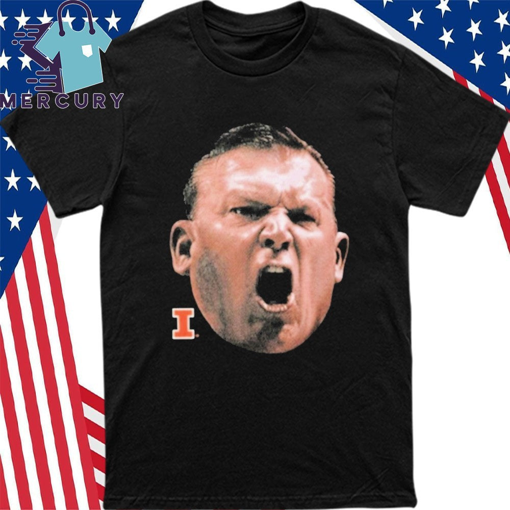 Illinois Bret Bielema Big Face Shirt