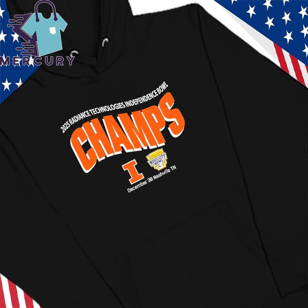 Illinois Fighting Illini Football 2025 Liberty Mutual Music City Bowl Champions On December 30 2025 Shirt