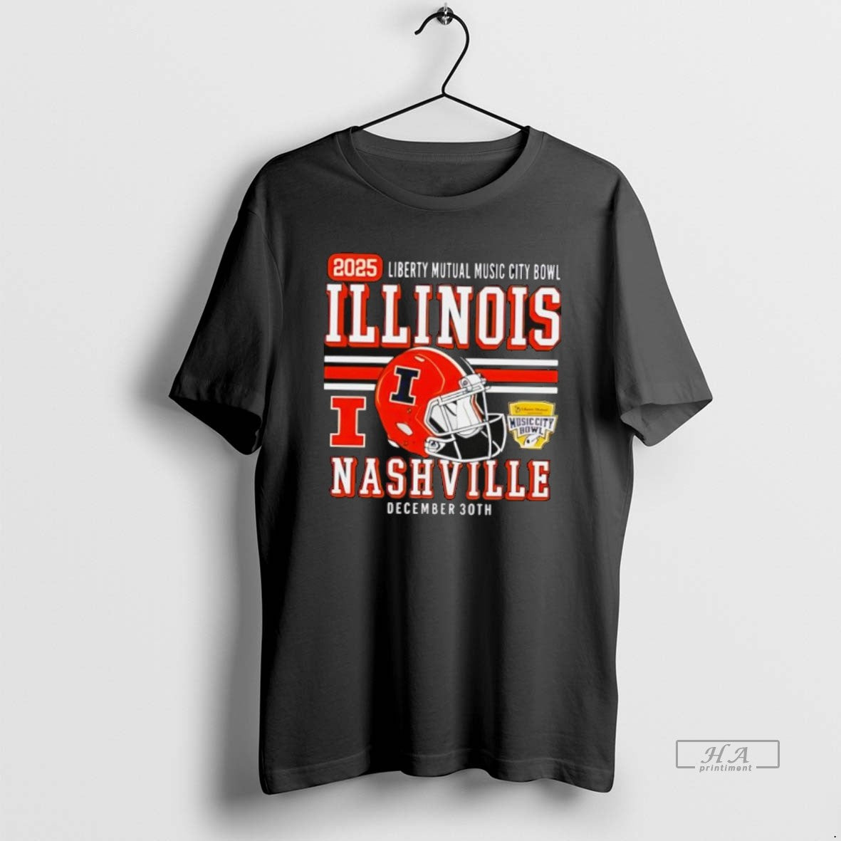 Official Illinois Fighting Illini Football 2025 Liberty Mutual Music City T-Shirts, Hoodie, Sweatshirt | AU01DripNestTees.com