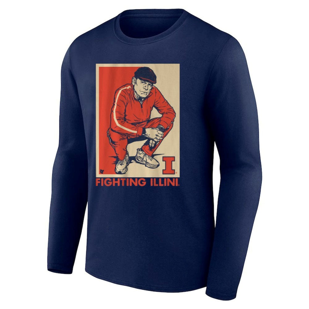 Illinois Fighting Illini Track Suit Coach Underwood Shirt