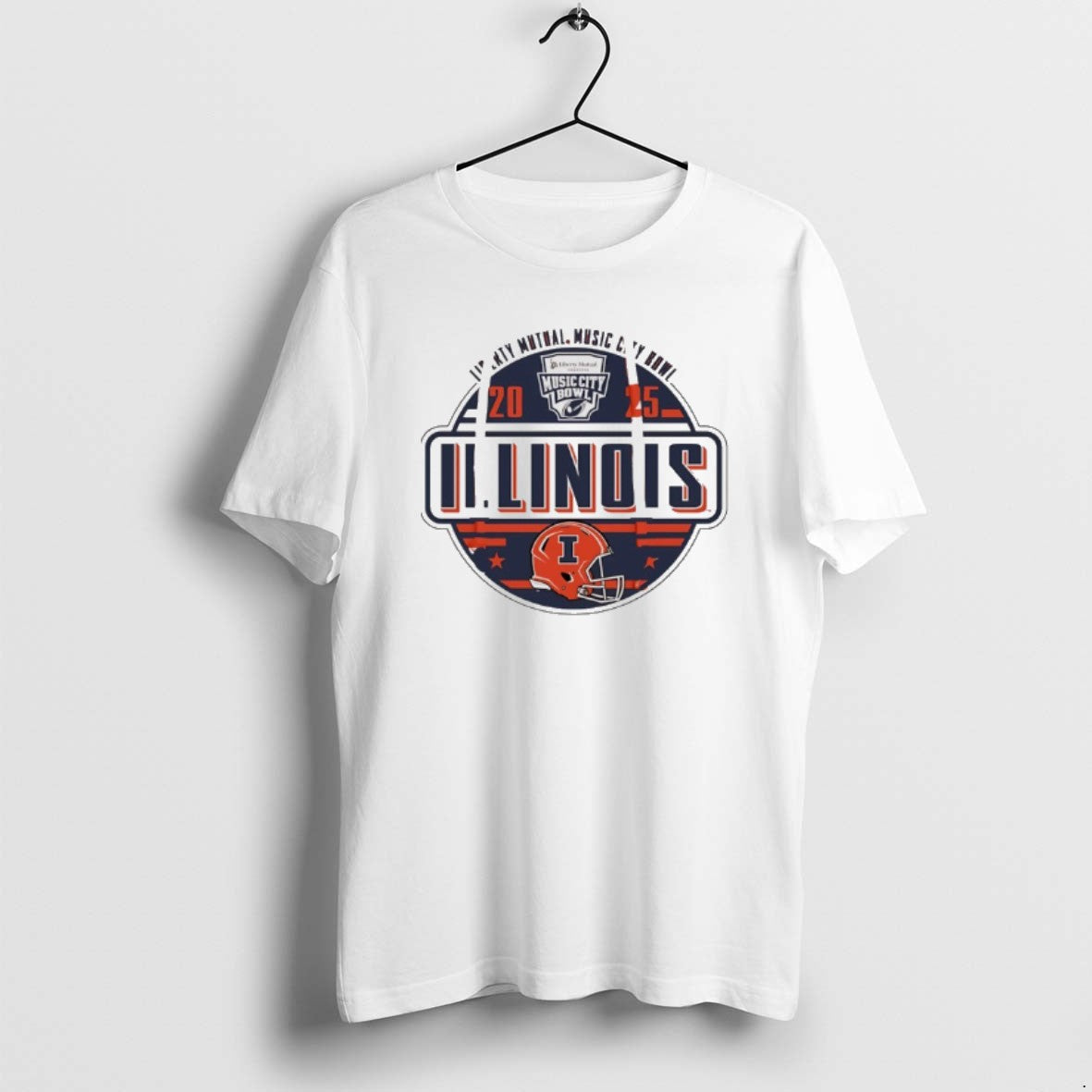 Official Illinois Football 2025 Music City Bowl Logo T-Shirts, Hoodie, Sweatshirt | AU01DripNestTees.com