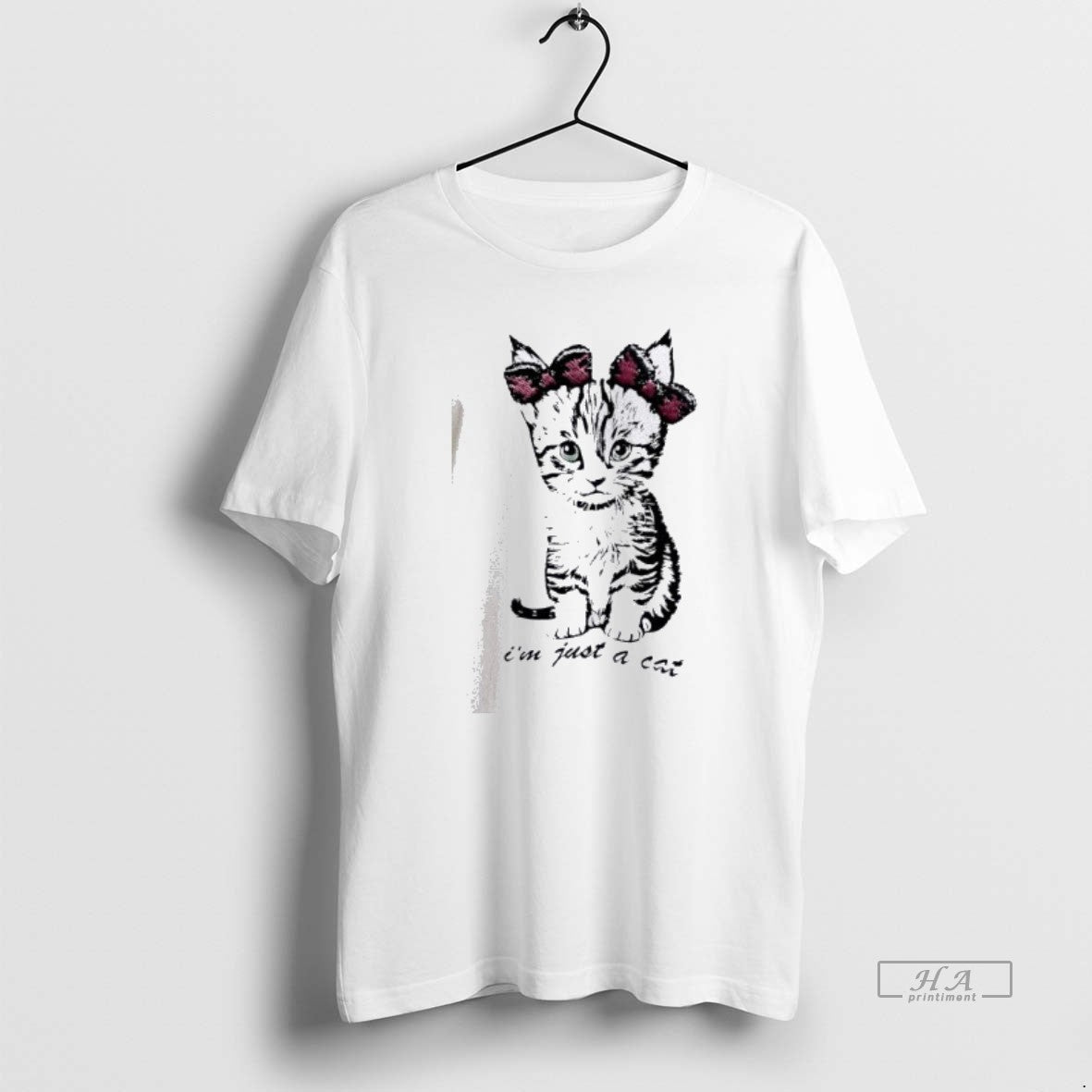 Official Im Just A Cat Wear A Bow Tie Cute T-Shirts, Hoodie, Sweatshirt | AU01DripNestTees.com