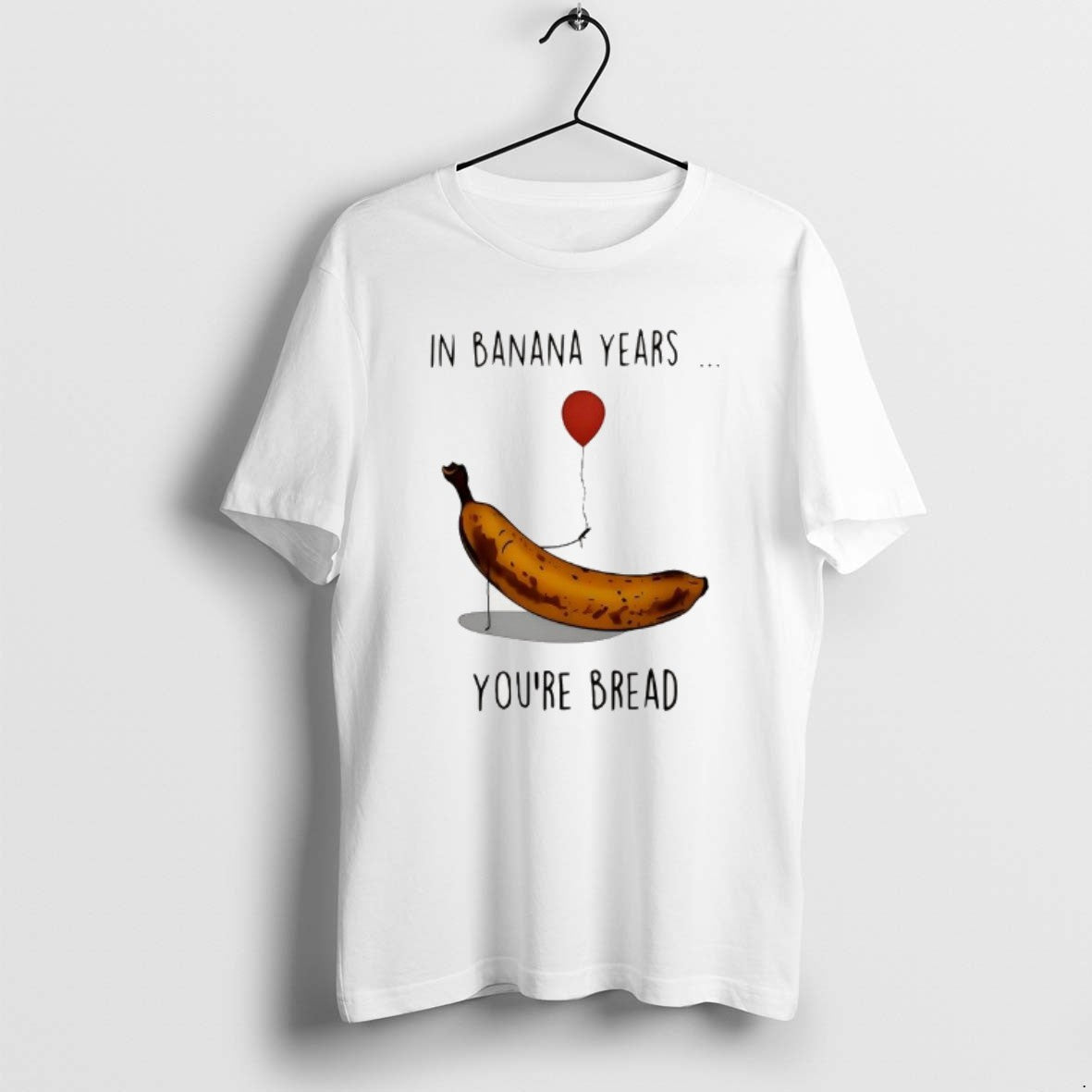 Official In Banana Years Your Bread Banana Holding Balloons Meme T-Shirts, Hoodie, Sweatshirt | AU01DripNestTees.com
