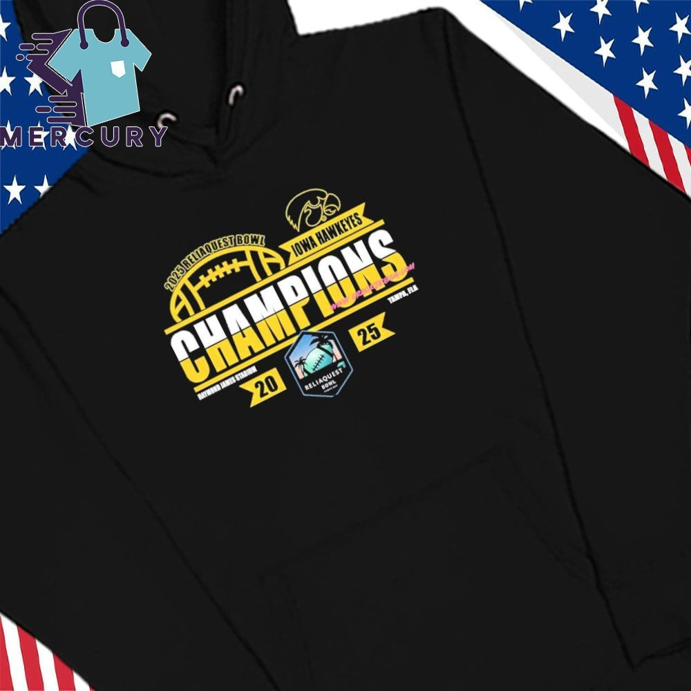 Iowa Hawkeyes 2025 ReliaQuest Bowl Locker Room Shirt