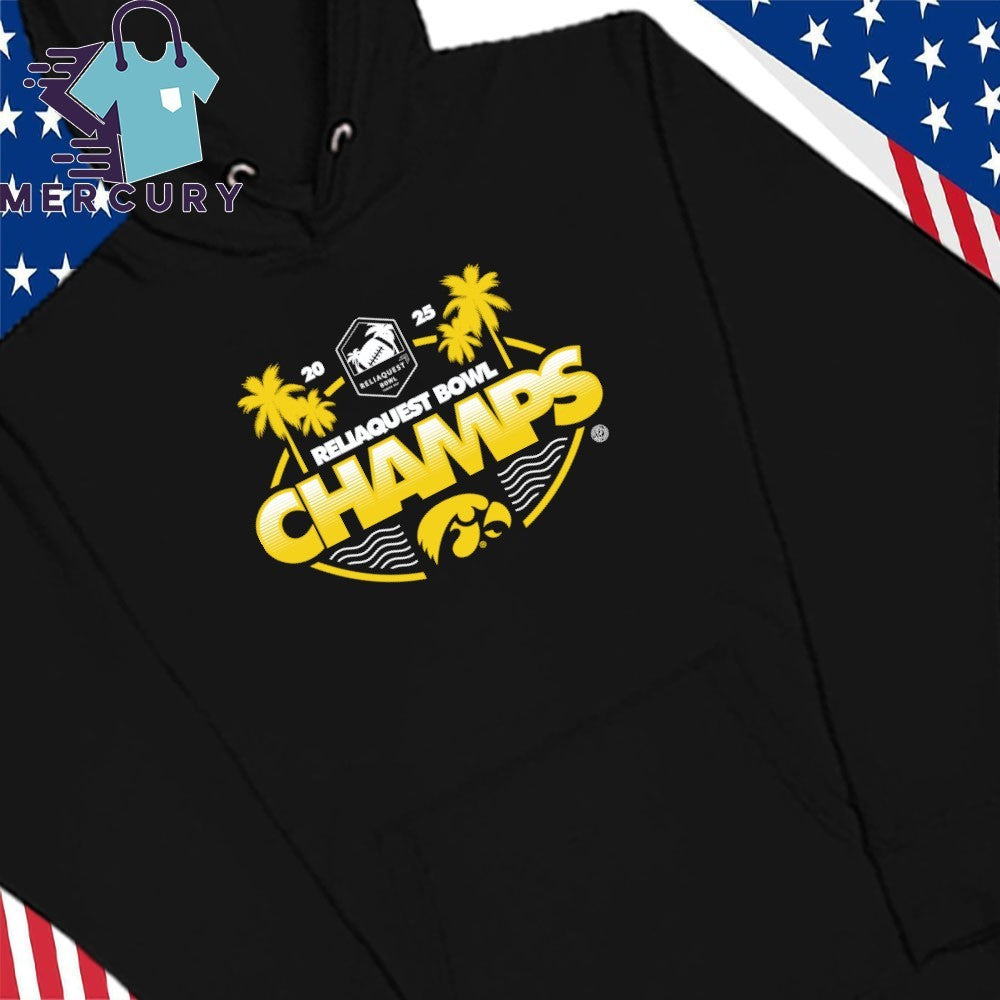 Iowa Hawkeyes Football 2025 ReliaQuest Bowl Champions Shirt