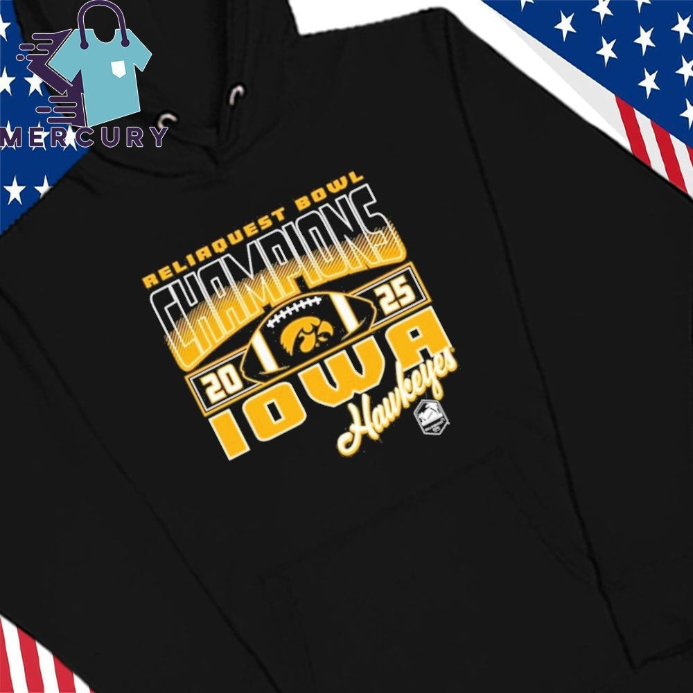 Iowa Hawkeyes Football 2025 ReliaQuest Bowl Champs Shirt