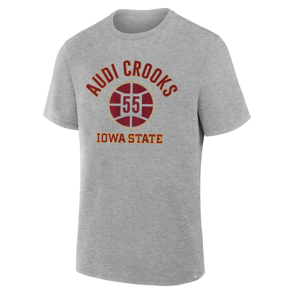 Iowa State Cyclones Basketball Audi Crooks Name Number Ball Shirt