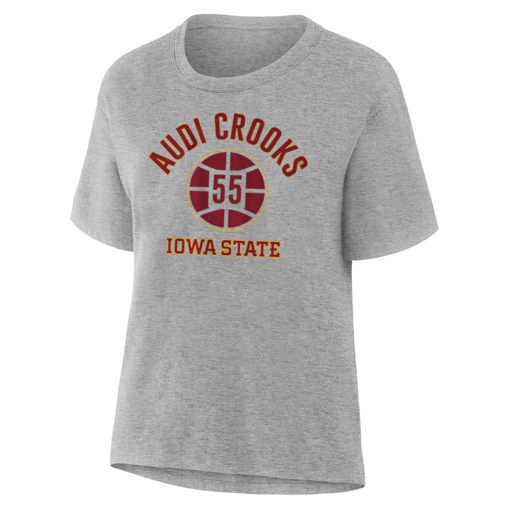 Iowa State Cyclones Basketball Audi Crooks Name Number Ball Shirt