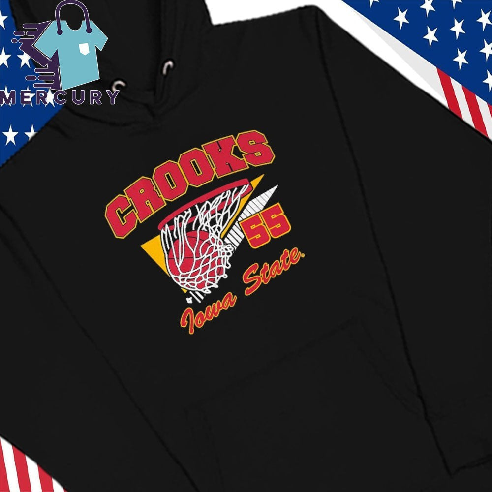 Iowa State Cyclones Basketball Audi Crooks Retro Swish Shirt