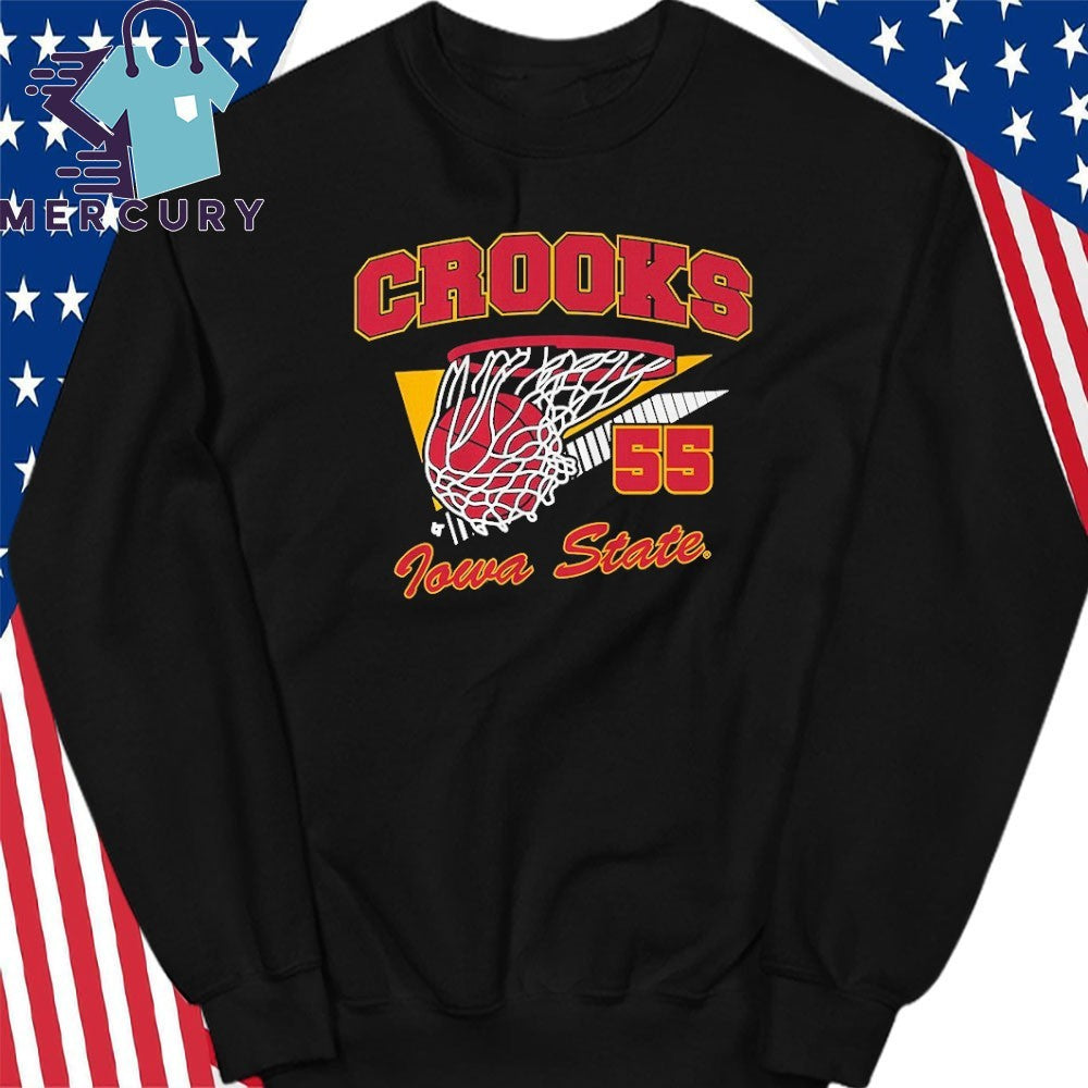 Iowa State Cyclones Basketball Audi Crooks Retro Swish Shirt