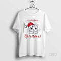 Official Its My First Christmas Cute Cat T-Shirts, Hoodie, Sweatshirt | AU01DripNestTees.com