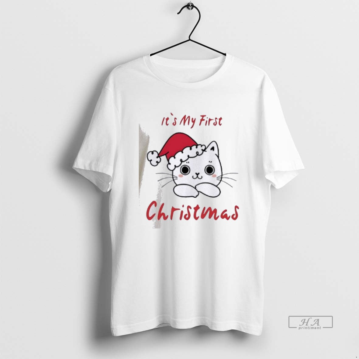 Official Its My First Christmas Cute Cat T-Shirts, Hoodie, Sweatshirt | AU01DripNestTees.com