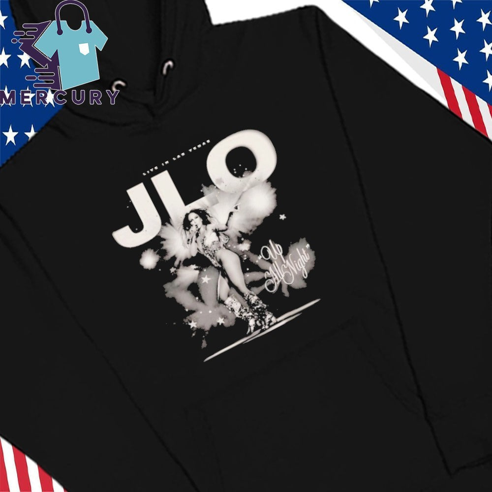 JLO Up All Night Black & White Photo Shirt