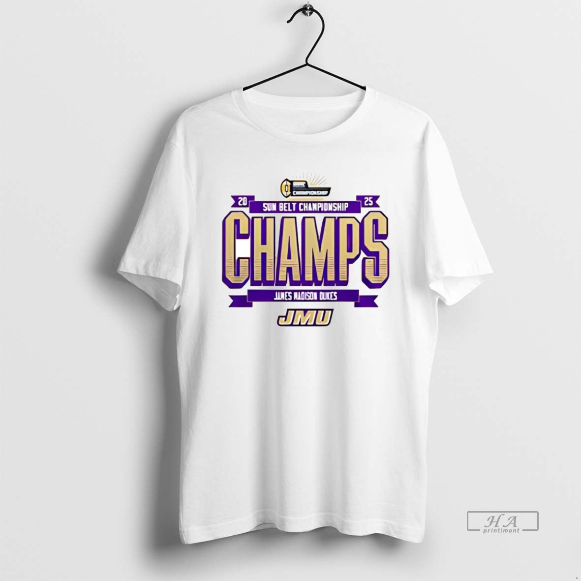 Official Jmu Football 2025 Sun Belt Championship 2 Sided T-Shirts, Hoodie, Sweatshirt | AU01DripNestTees.com