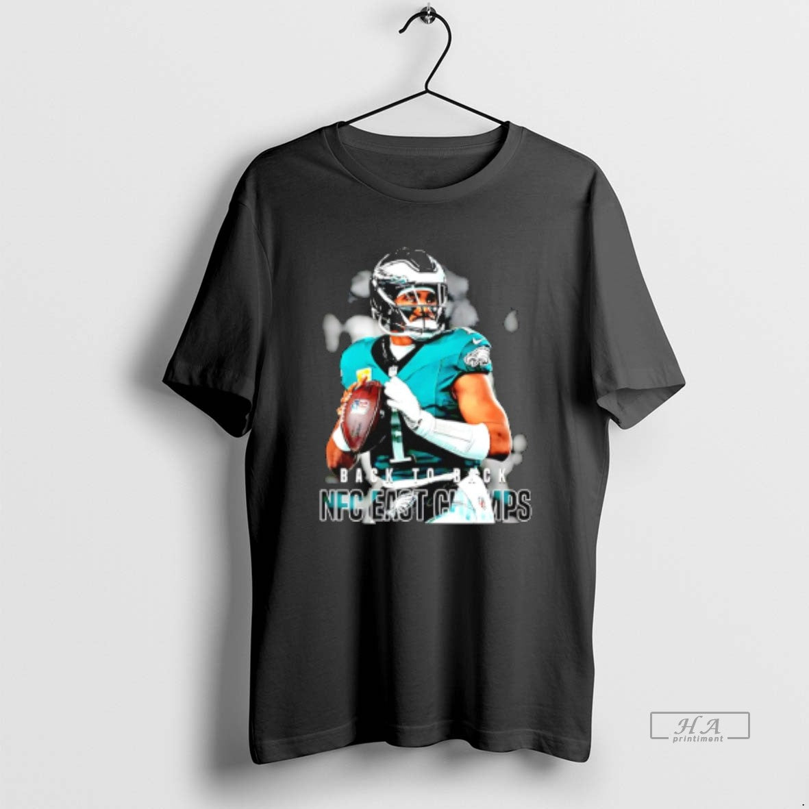 Official Jalen Hurts 2025 Back To Back Nfc East Champs T-Shirts, Hoodie, Sweatshirt | AU01DripNestTees.com