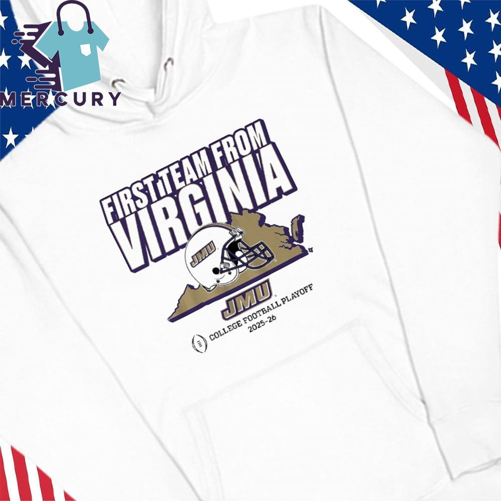 James Madison Dukes 2025 College Football Playoffs First Team From Virginia Shirt