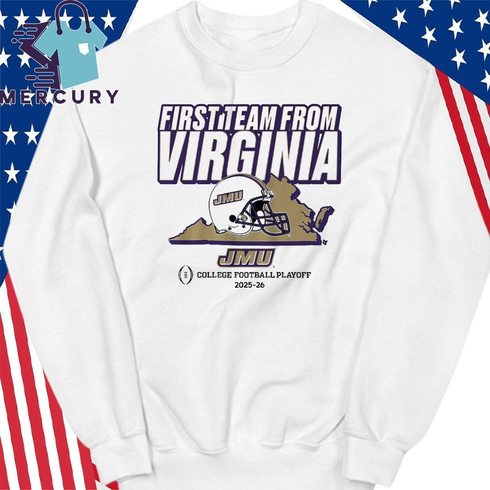 James Madison Dukes 2025 College Football Playoffs First Team From Virginia Shirt