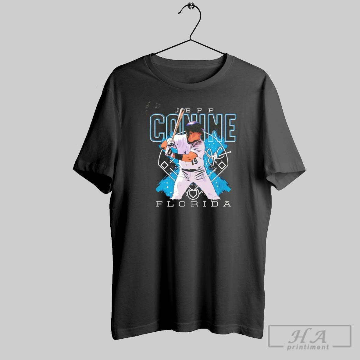 Official Jeff Conine Florida Marlins Gritty