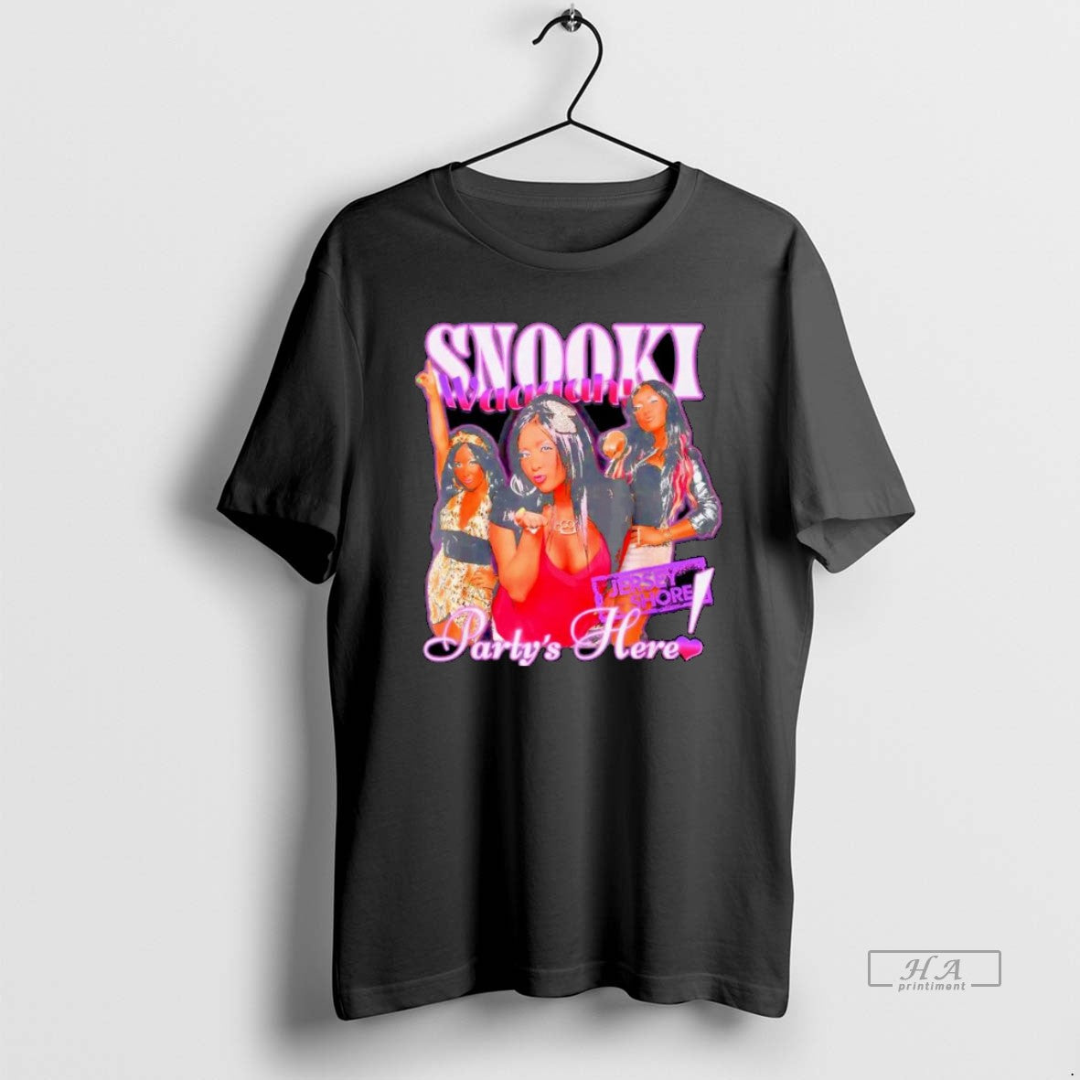 Official Jersey Shore Partys Here Snooki T-Shirts, Hoodie, Sweatshirt | AU01DripNestTees.com