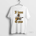 Official Jesus Playing Guitar I Love G Sus T-Shirts, Hoodie, Sweatshirt | AU01DripNestTees.com