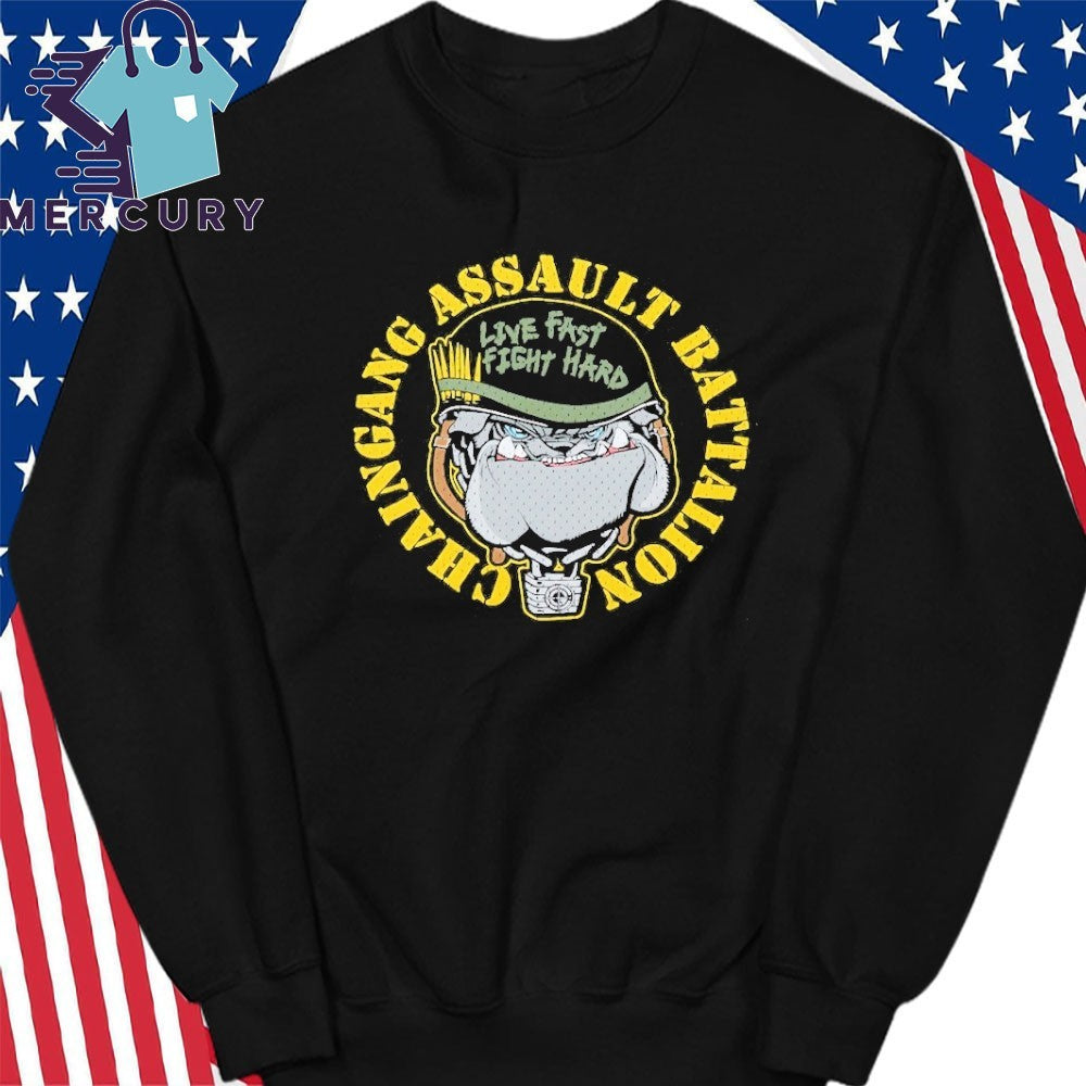 John Cena Bulldog Crosshair Chain Gang Assault Battalion Shirt