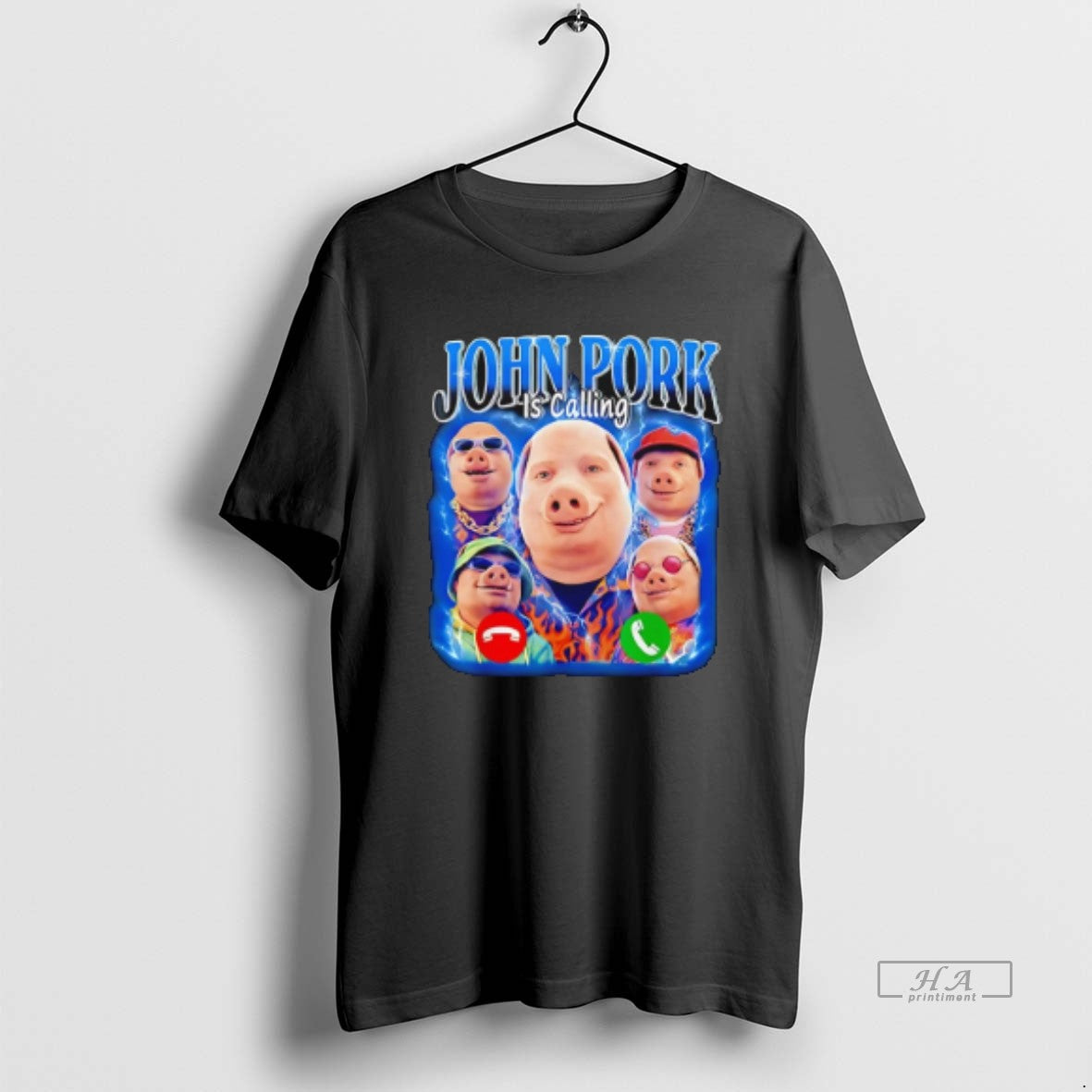 Official John Pork Is Calling John Pork Meme T-Shirts, Hoodie, Sweatshirt | AU01DripNestTees.com