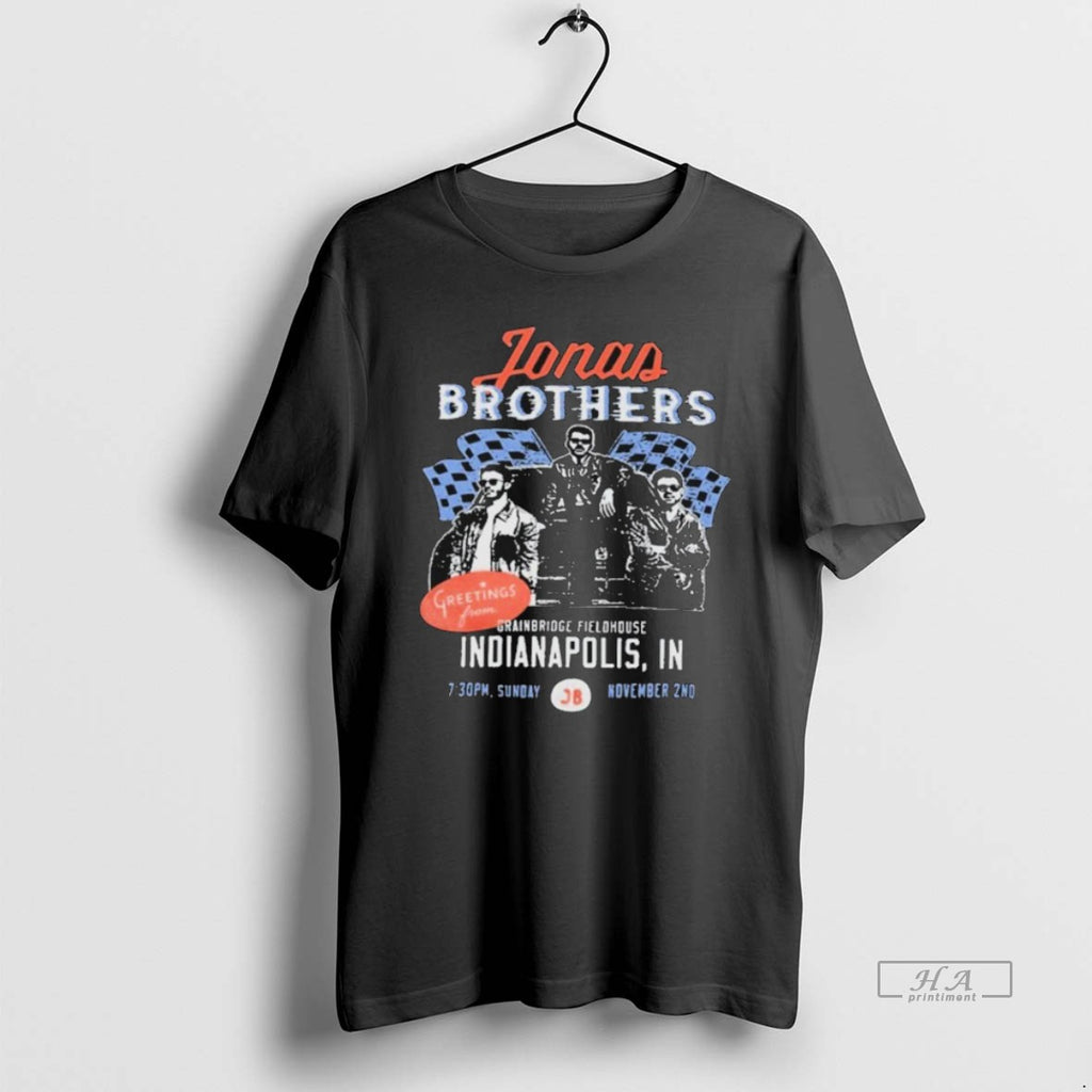 Official Jonas Brothers Dec 9 2025 Indianapolis In Little Rock Ar T-Shirts, Hoodie, Sweatshirt | AU01DripNestTees.com