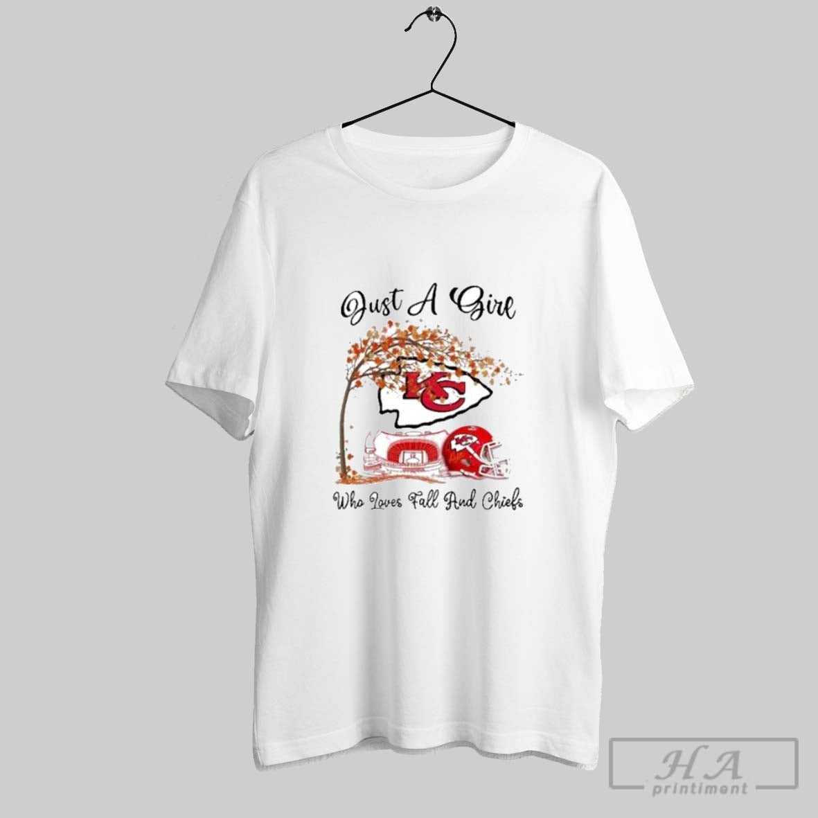 Official Just A Girl Who Loves Fall And Kansas City Chiefs Stadium And Helmet 2025
