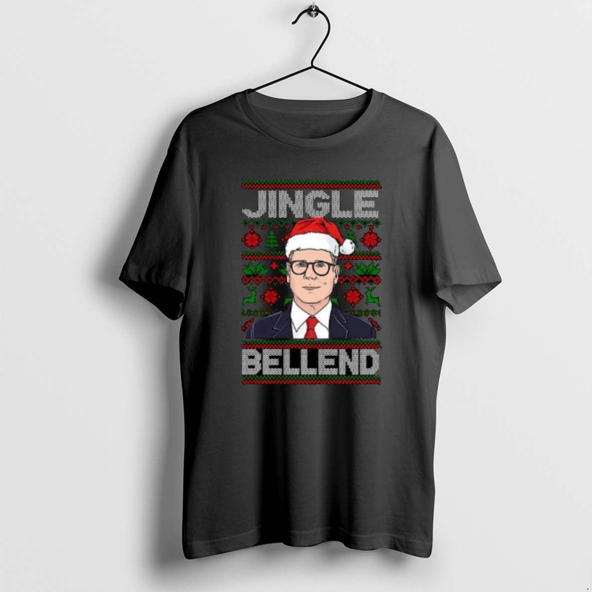 Official Keir Starmer Jingle Bellend Ugly Christmas Circle Black T-Shirts, Hoodie, Sweatshirt | AU01DripNestTees.com