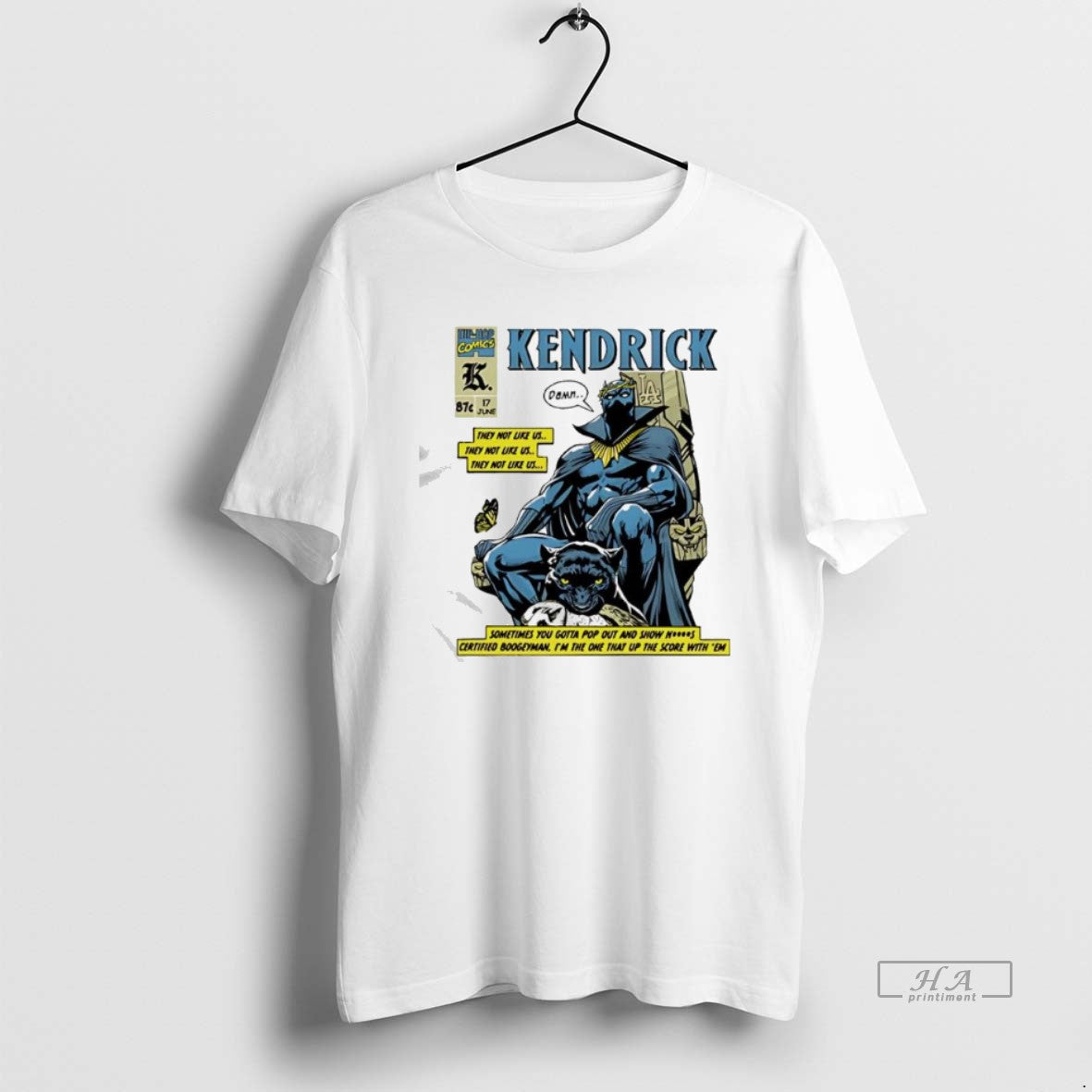 Official Kendrick Lamar Black Panther They Not Like Us Graphic T-Shirts, Hoodie, Sweatshirt | AU01DripNestTees.com