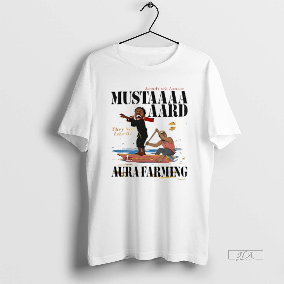 Official Kendrick Lamar Mustard Aard They Not Like Us Aura Farming T-Shirts, Hoodie, Sweatshirt | AU01DripNestTees.com