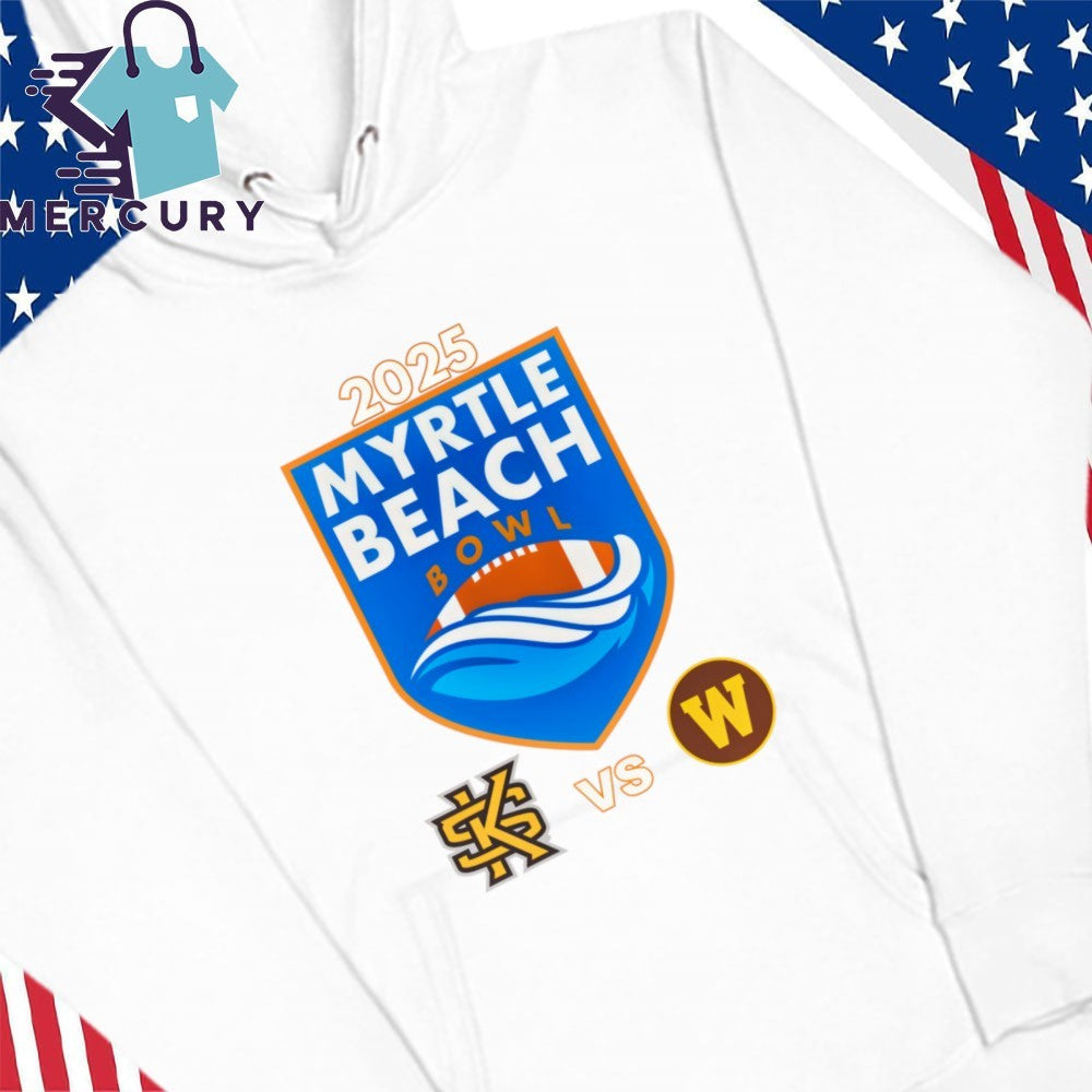 Kennesaw State Owls Vs Western Michigan Broncos 2025 Myrtle Beach Bowl Shirt