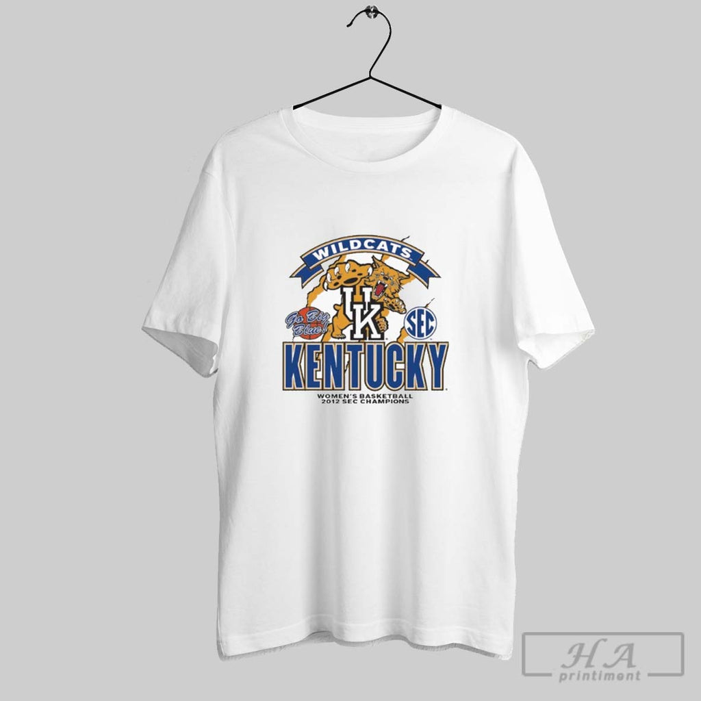 Official Kentucky Wildcats Womens Basketball 2012 Go Big Blue Sec Champions Mascot