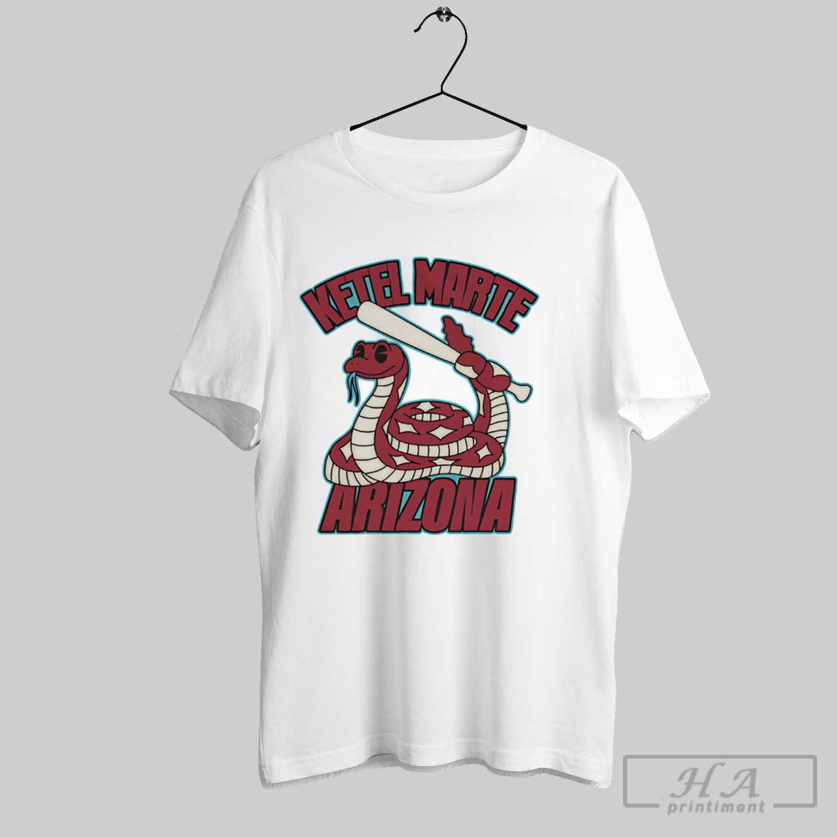 Official Ketel Marte Arizona Summer Cartoon