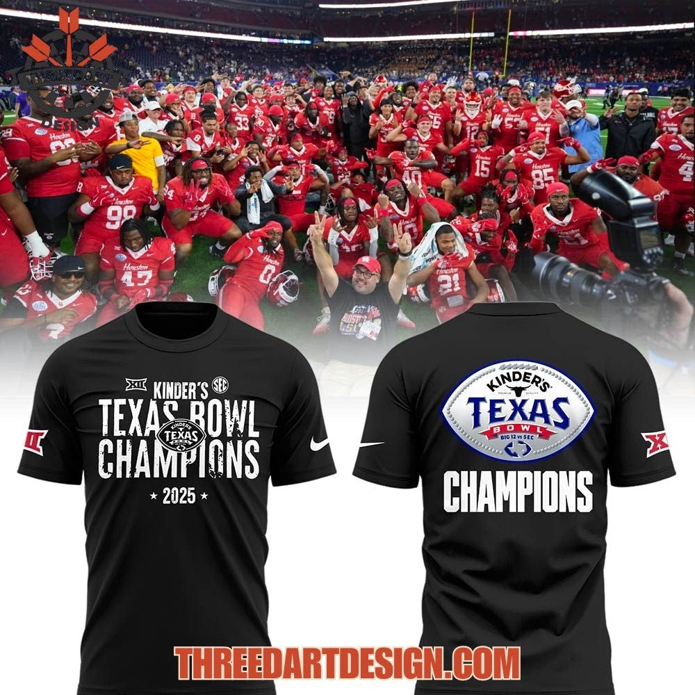 Kinder’s Texas Bowl Champions 2025 Shirt