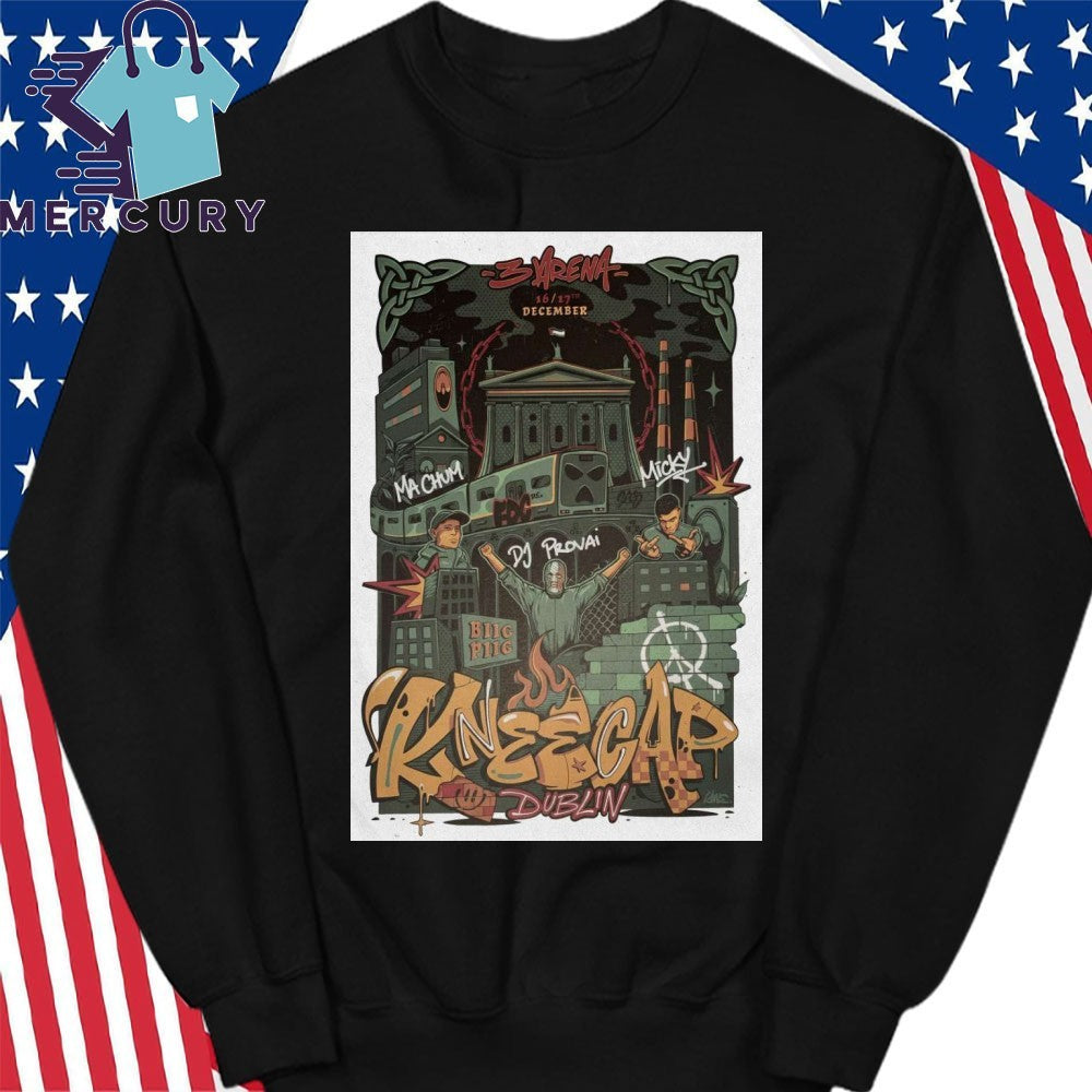 Kneecap Event in Dublin, Ireland 3Arena Dec 16-17 2025 Poster Shirt