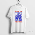 Official Knight Cat Defend The Public Library T-Shirts, Hoodie, Sweatshirt | AU01DripNestTees.com