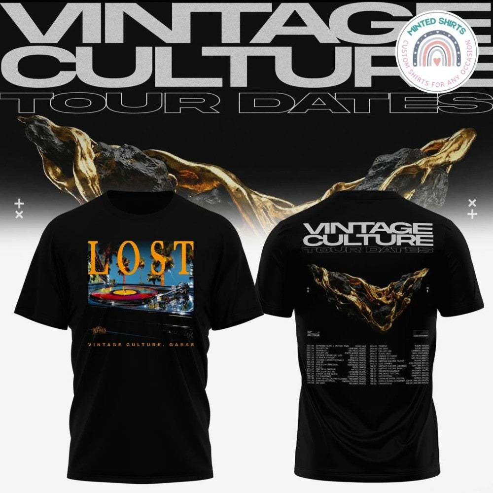 LOST Vintage Culture Tour Dates 2026 Shirt