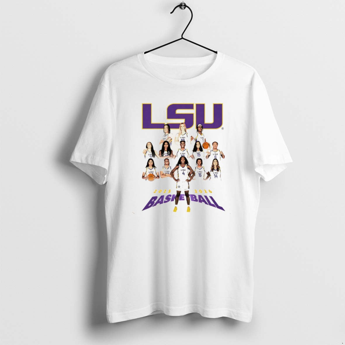 Official Lsu Womens Basketball 2025 2026 Team Collage Christmas T-Shirts, Hoodie, Sweatshirt | AU01DripNestTees.com