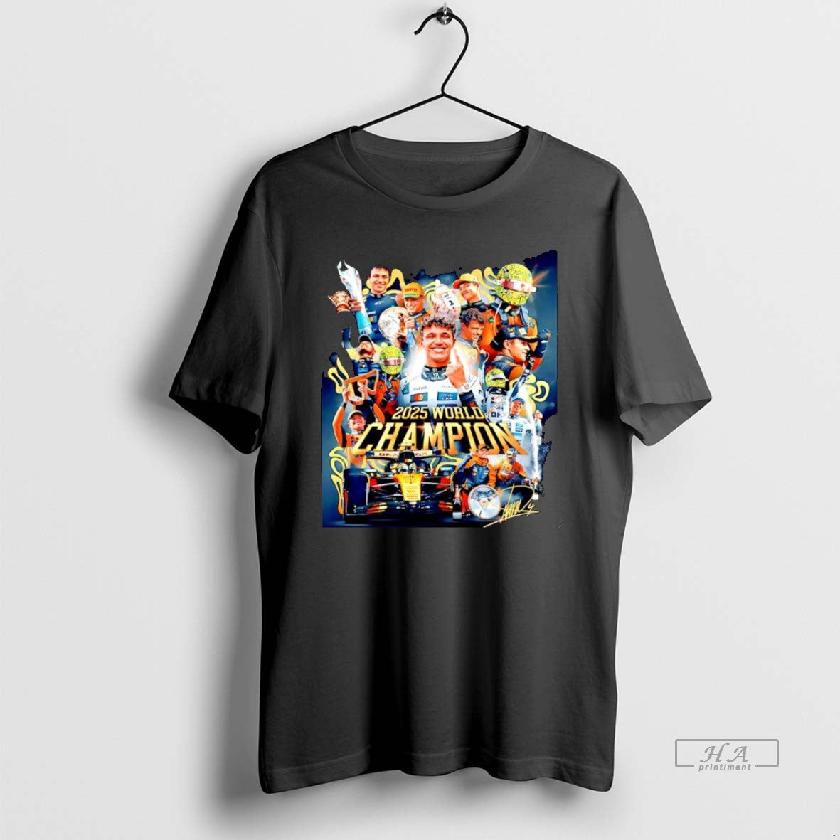 Official Lando Norris 2025 World Drivers Champion Graphic Christmas T-Shirts, Hoodie, Sweatshirt | AU01DripNestTees.com