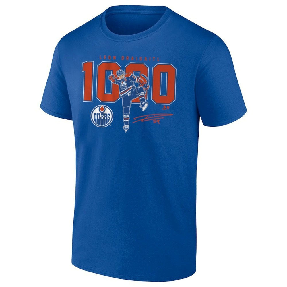 Leon Draisaitl 1,000 Career NHL Points Shirt
