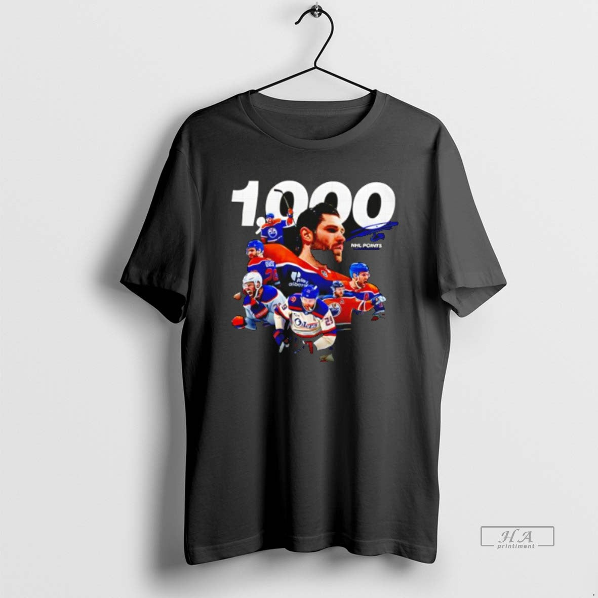 Official Leon Draisaitl Edmonton Oilers 1000 Career Nhl Points Limited Edition T-Shirts, Hoodie, Sweatshirt