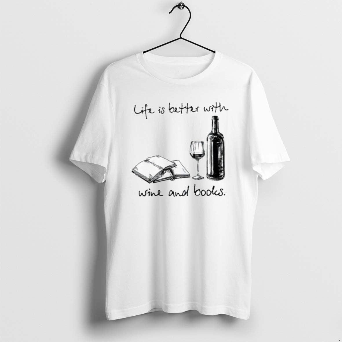 Official Life Is Better With Wine And Books T-Shirts, Hoodie, Sweatshirt | AU01DripNestTees.com