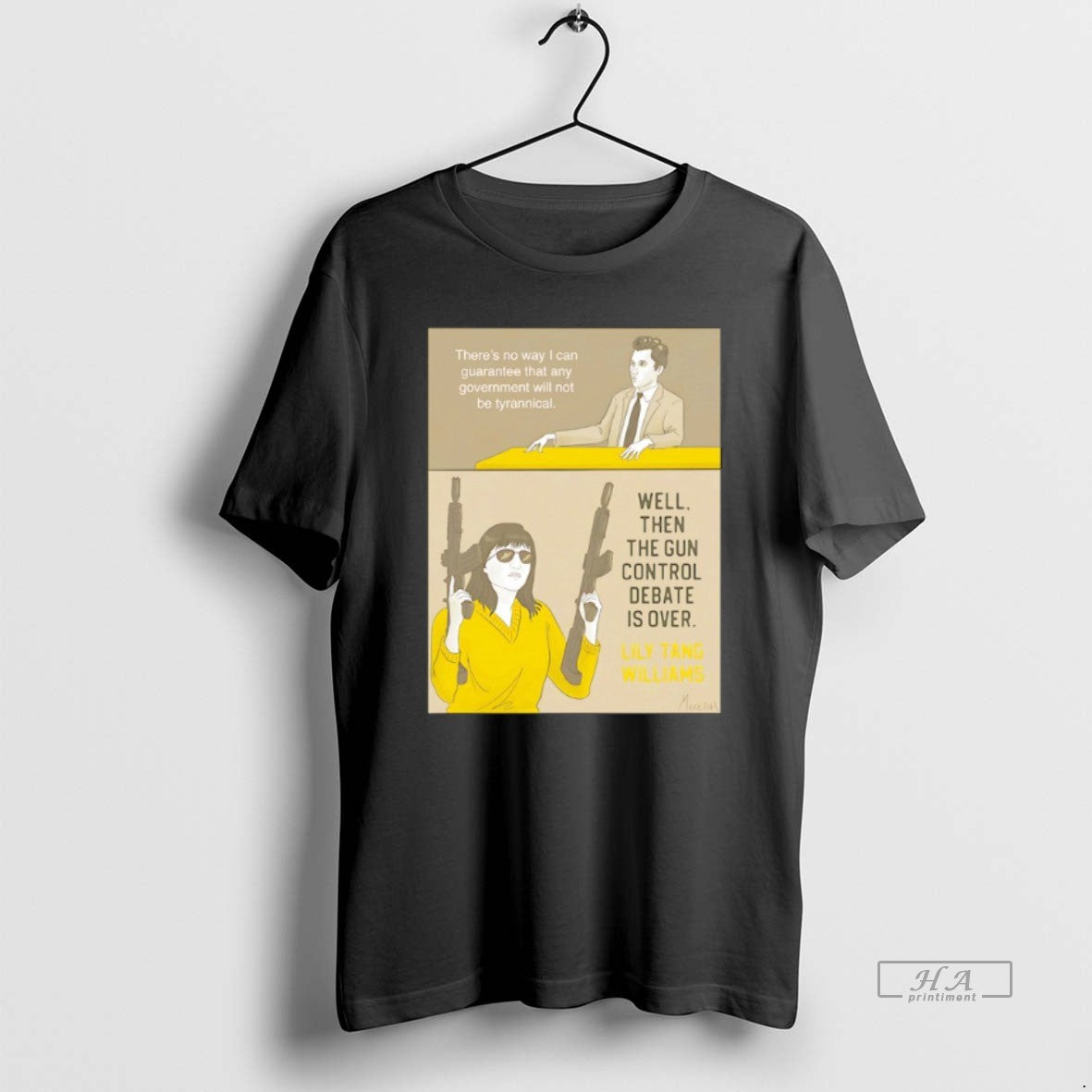 Official Lily Tang Williams Well Then The Gun Control Debate Is Over Meme T-Shirts, Hoodie, Sweatshirt | AU01DripNestTees.com